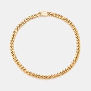 Fallon - Ruth Curb-chain 18kt Gold-plated Necklace - Womens - Yellow Gold